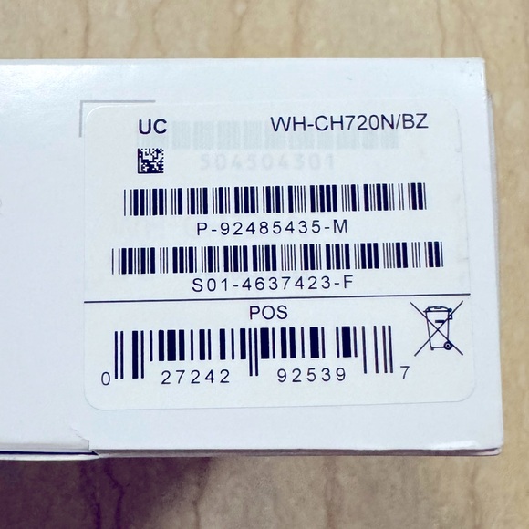 NWT Sony - WHCH720N Wireless Noise Canceling Headphones - Black - Picture 9 of 10